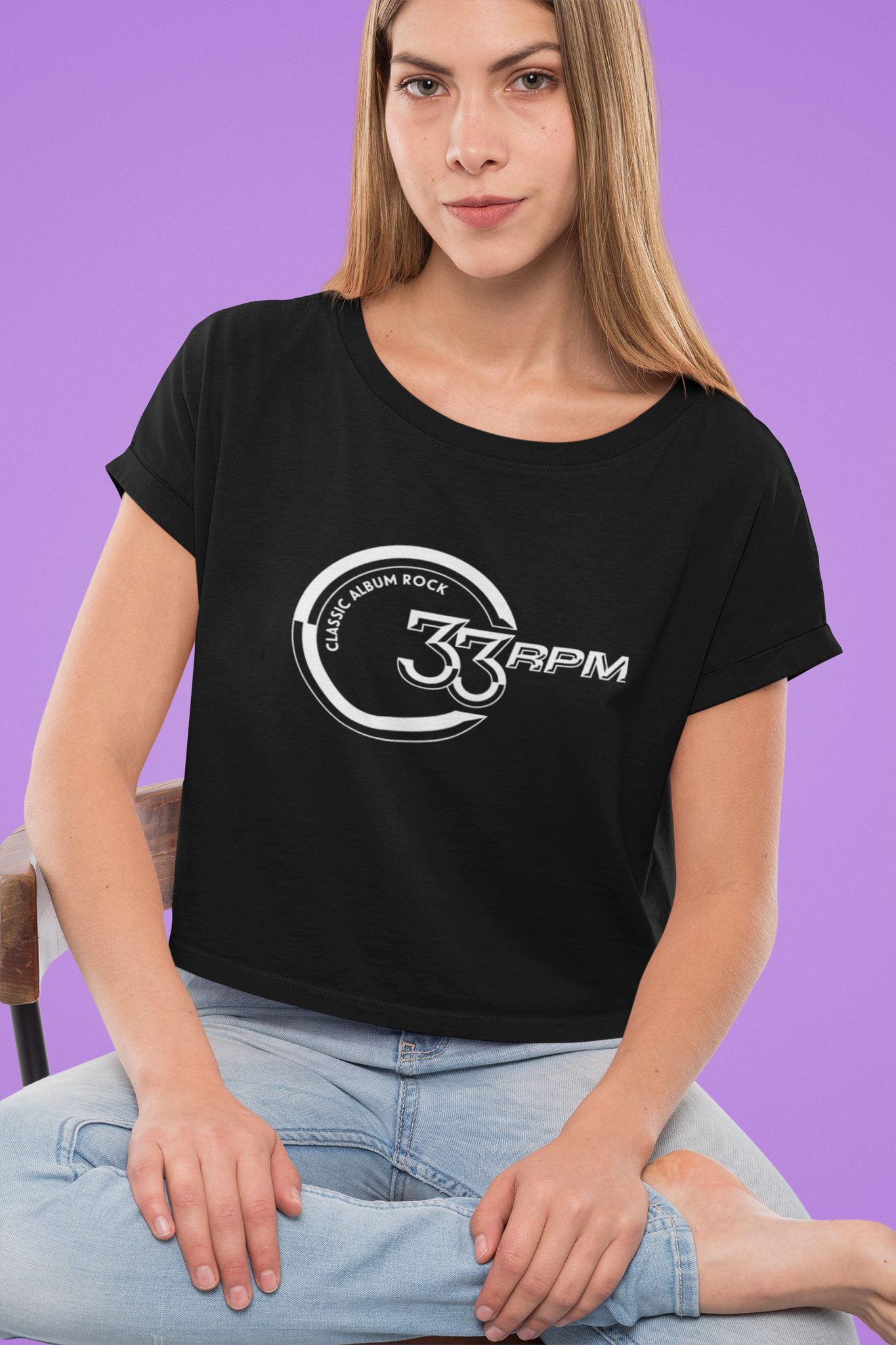 33rpm Women's Crop T